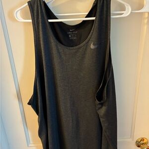 Nike Women's Charcoal Dri-FIT Tank Top